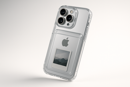 Coque iPhone transparente Porte-Carte