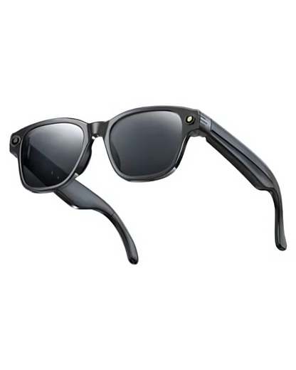 Lunettes caméra 4K IA | Caméra HD mains libres, Contrôle Vocal & Appels Bluetooth