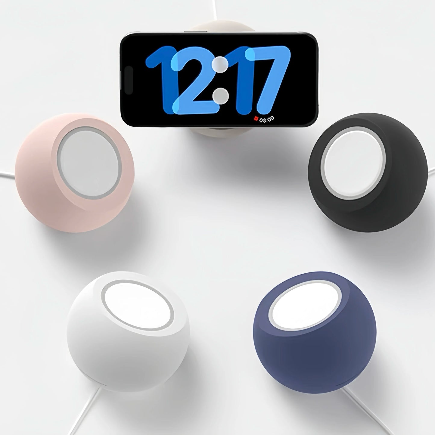 Support MagSafe Bureau en Silicone – Chargeur Sans Fil